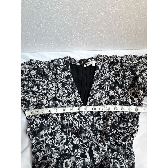 Olivaceous NWT Floral Cottagecore Mini Flare Dress Puff Sleeve Coquette Girly L - Picture 10 of 11